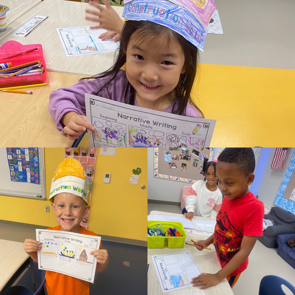 Caroline Solaimani (@abc_solaimani) on Twitter photo These constructors used their writing blueprint to create their narrative stories! 🔨👷♀️👷🦺✏️🖍✍️<a href="/OldHundredES/">Old Hundred Elementary School</a> These constructors used their writing blueprint to create their narrative stories! 🔨👷♀️👷🦺✏️🖍✍️<a href="/OldHundredES/">Old Hundred Elementary School</a>