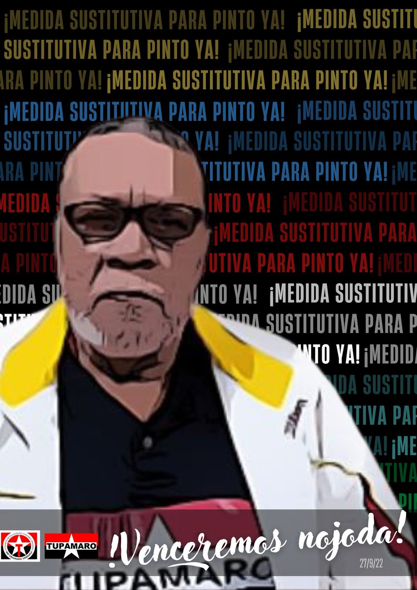 Pdte <a href="/NicolasMaduro/">Nicolás Maduro</a> 
La Revolución Judicial ha sido insuficiente para erradicar vicios y distorsiones jurídicas así como prácticas inhumanas en el sistema carcelario. Hasta cuándo sostendrán una privativa contra Pinto sin asidero? Investiguen, pero otorguen la MEDIDA QUE ES LEGAL