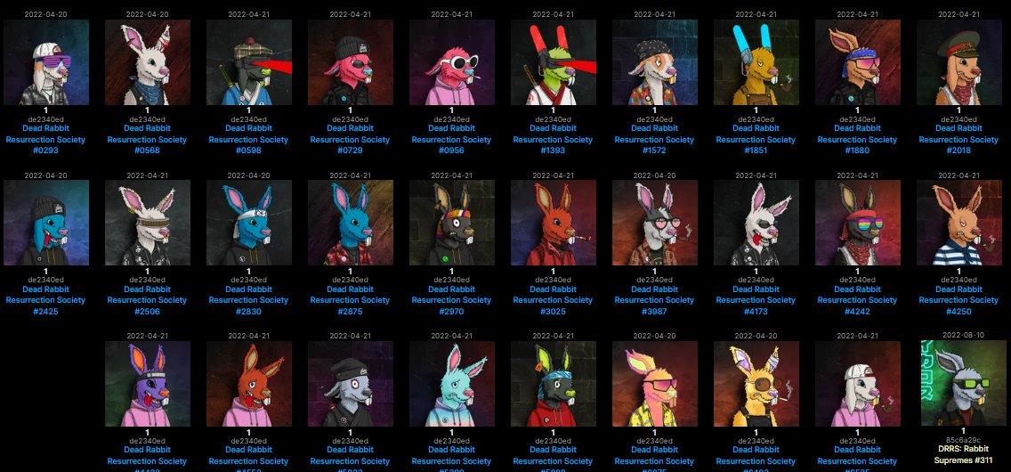 sakolawat's tweet photo. The rabbit is the symbol of my birth year. I will be fascinated by its 4K art.Roadmap 2.0 is coming.
Mole minting and rabbit staking income
Meet them at #CNFTCON in October!
Join us! ❤️‍🔥
https://t.co/ObEveYqLjO

@DeadRabbitRS  #NFTs #Cardano https://t.co/46SqMFRs1a