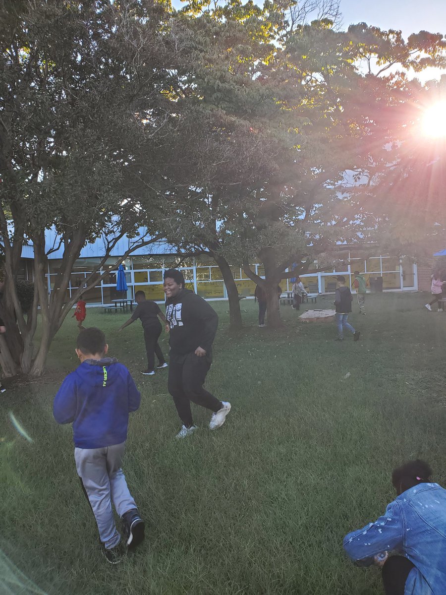 Social studies had a great time becoming hunter gatherers for the day. If only it were that easy for our Paleolithic friends! #Livethehabits <a href="/CMMSCougars/">Carroll LT Magnet</a>