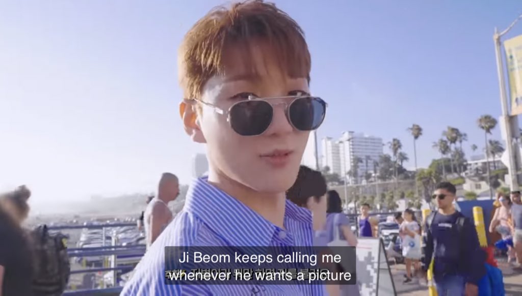 tigerjibeom's tweet photo. correct me if i am wrong but in 5 years have we ever heard story about them fighting? no right? always admire 3355 friendship 🥺 they need each other to complete themselves and joochan looks so calm when he is with jibeom 😊 https://t.co/YXBRr4sF0o