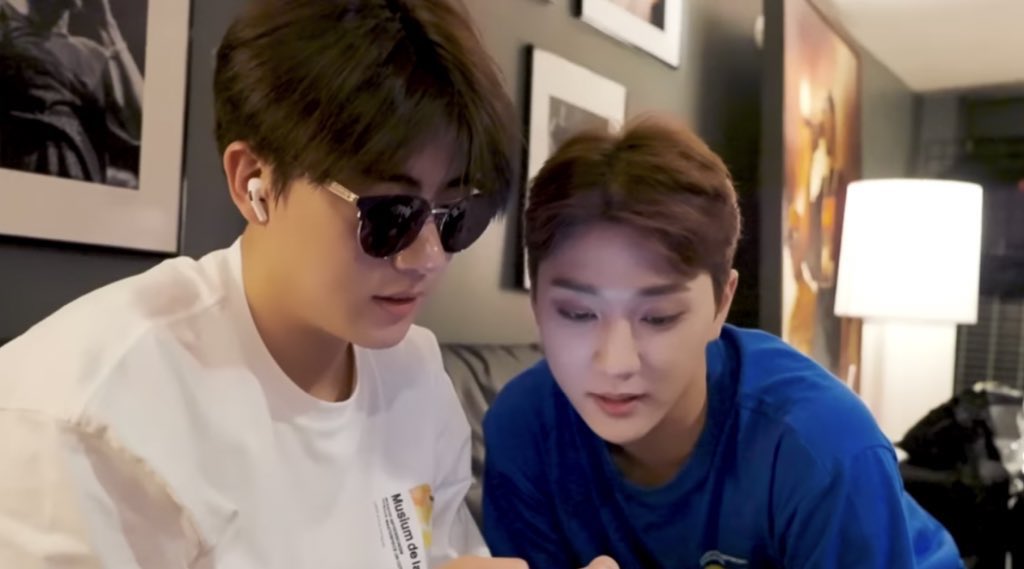 tigerjibeom's tweet photo. correct me if i am wrong but in 5 years have we ever heard story about them fighting? no right? always admire 3355 friendship 🥺 they need each other to complete themselves and joochan looks so calm when he is with jibeom 😊 https://t.co/YXBRr4sF0o