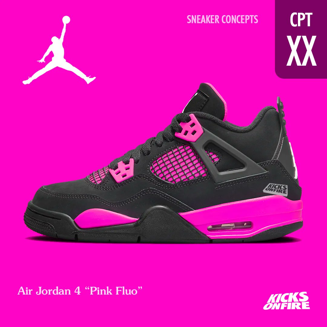 Air Jordan 4 “Pink Fluo 