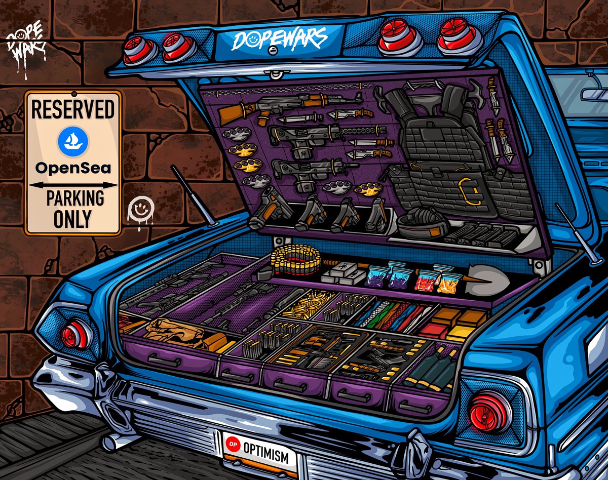 You can now buy &amp; sell Dope Gear on <a href="/opensea/">OpenSea</a> using @optimismFND network!