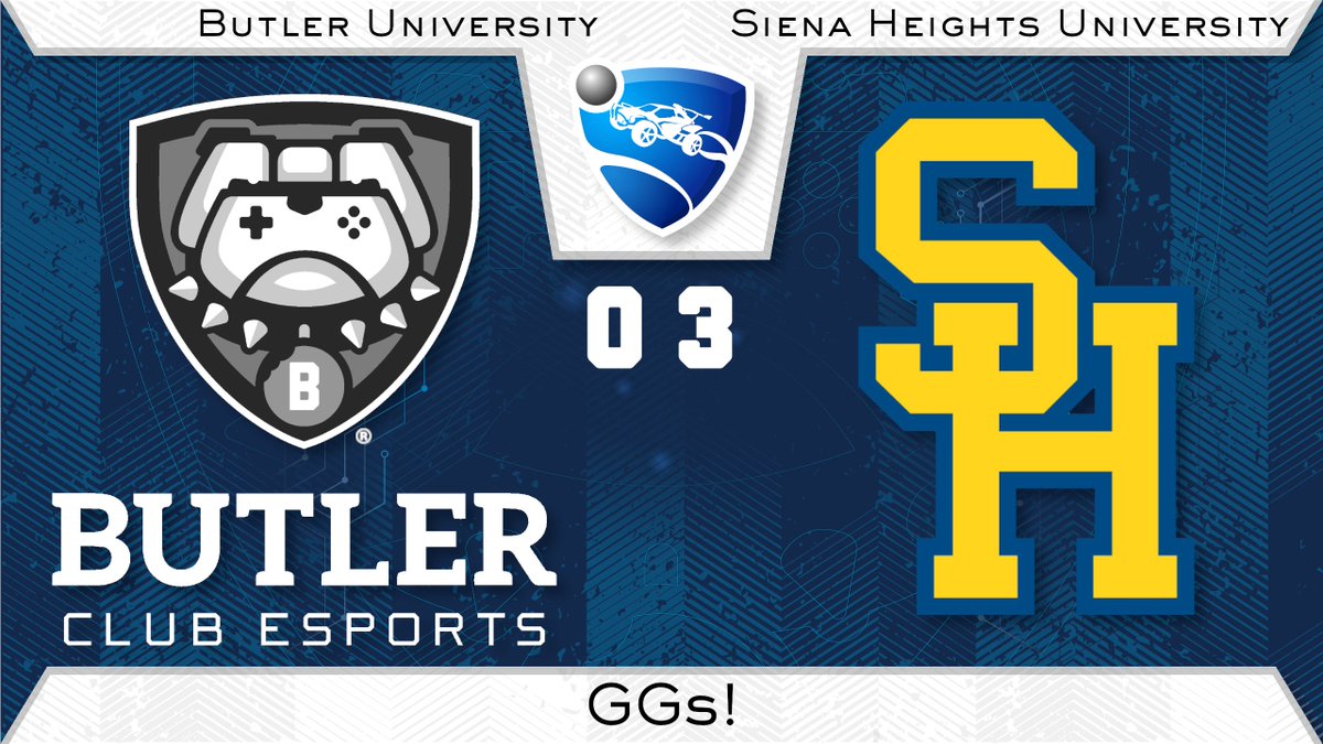 BUClubEsports's tweet photo. Rough night for #ButlerRL last night as both our Blue and White teams fell 0-3 to @SHUEsport and Midwestern State -- GGs! https://t.co/Vf4eiveaSe