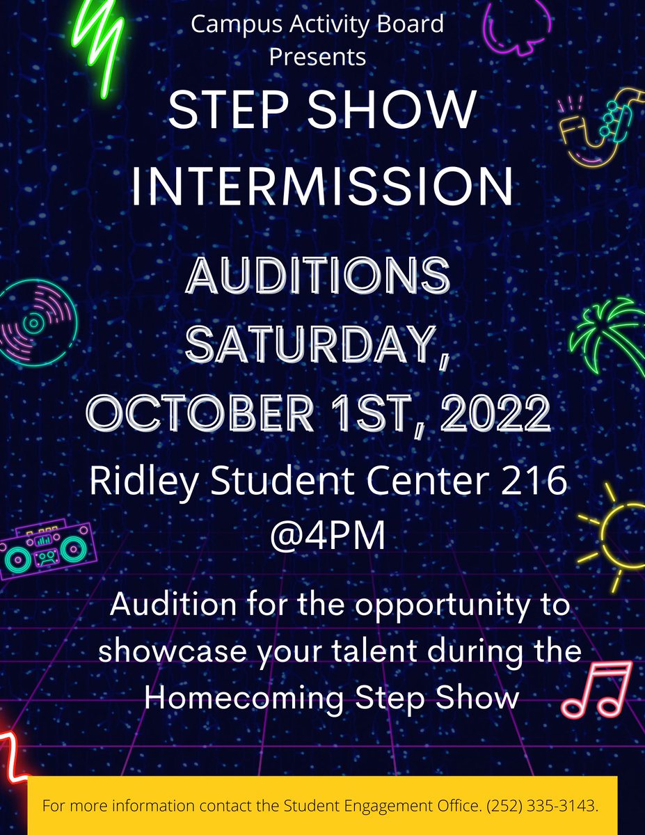 ECSU Campus Activities Board tweet media