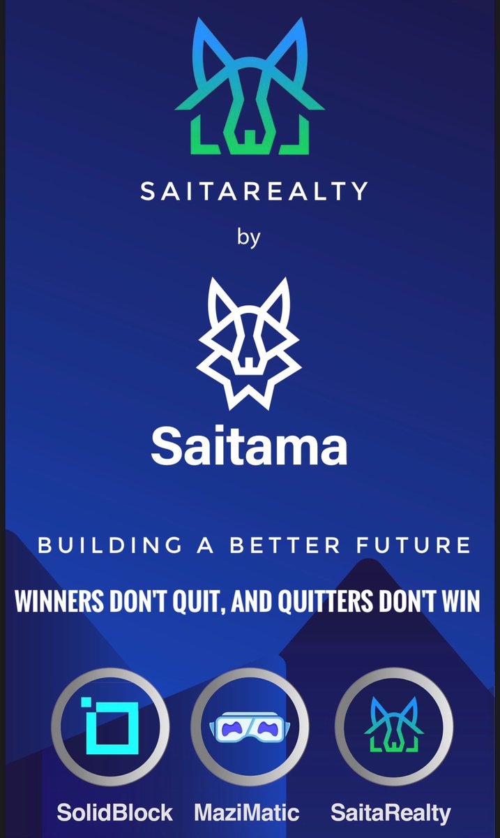 AFblessed99's tweet photo. @ShakaThaGod #WeAreSaitama #SaitaRealty #MaziMatic #SolidBlockToken #shib #bnb #Bitcoin #SaitaPro https://t.co/VkqQvrczZX