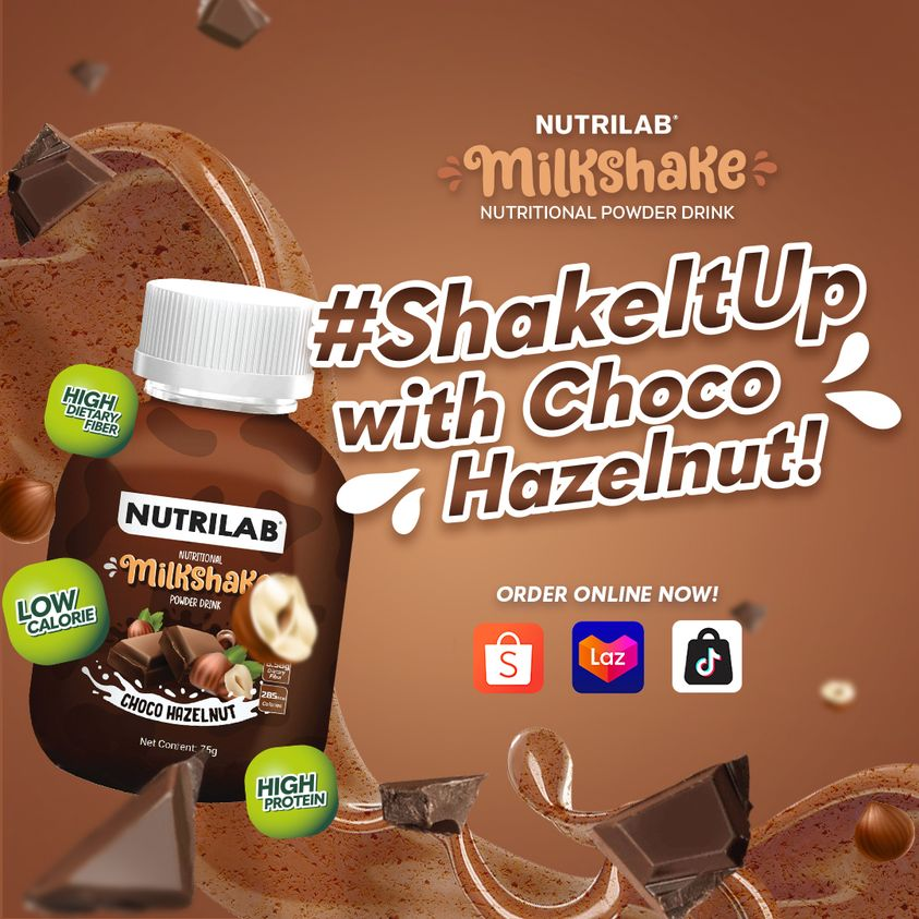 NutrilabPH's tweet photo. On the go and in a hurry? Grab a healthy Choco Hazelnut Nutrilab drink to energize your day with
💪Protein
😋Dietary Fiber
🌟Low Calories
#mealreplacement #diet #nutrilab #milkshake https://t.co/e5F56eHapJ