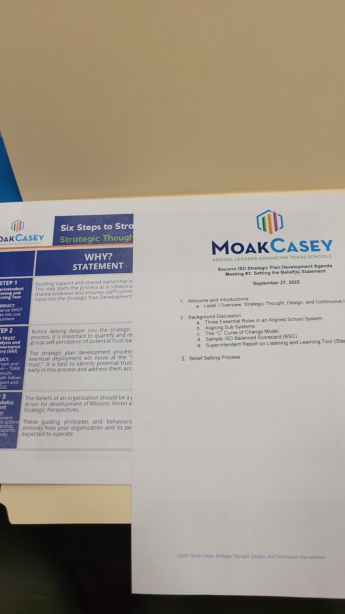 Working on Strategic Development Plan for #TeamSISD with amazing community, students and Team SISD members! Great things coming  <a href="/Socorro_HS/">Ignacio Estorga</a>