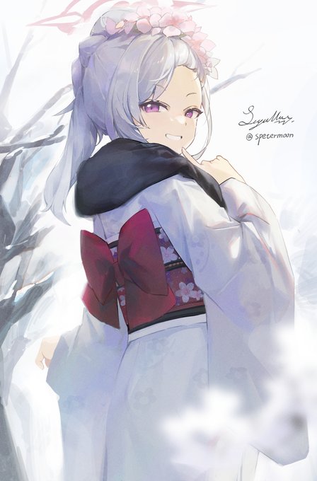 着物のtwitterイラスト作品