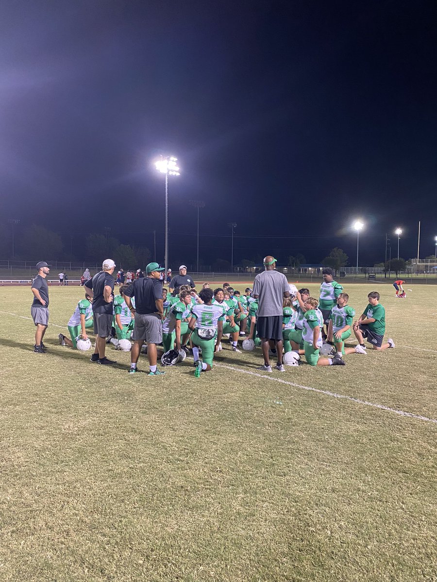 8th Grade A team coming together after a big win against Davila. 
#CubPride #ForTheBrand