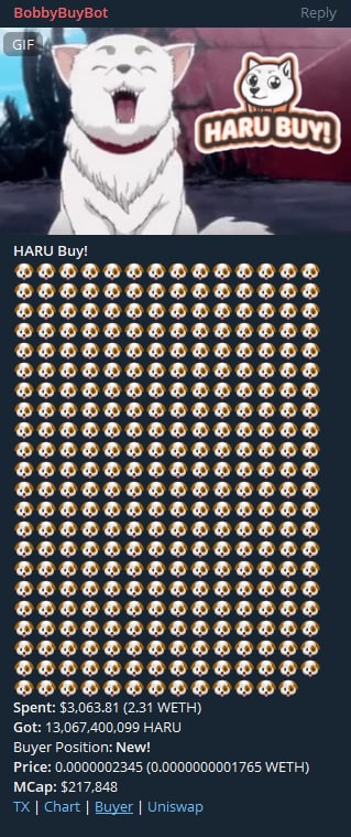 #HaruArmy is ready for Haructober! 🐶❤️

💎 HaruSwap
💎 HaruStaking
💎 White Paper V.1.0
💎 Update Roadmap
💎 Marketing

$Haru #Haru #Haructober