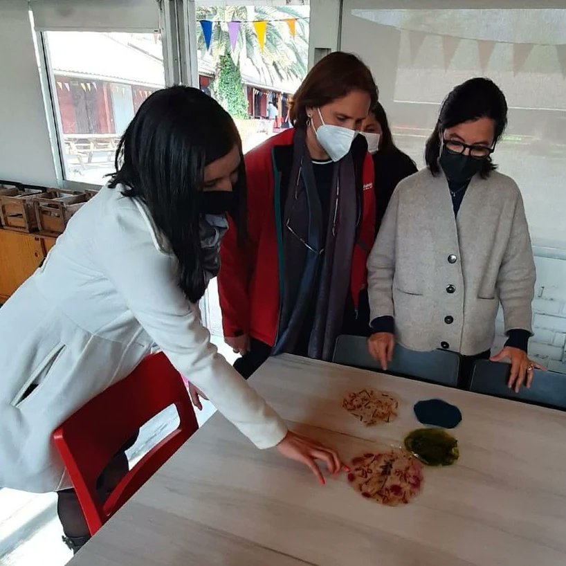 anitam_c's tweet photo. Ayer con la alcaldesa d @penalolen y Pdta de la Asociación Chilena de Minicipalidades, @CarolinaLeitao, visité @corporacionyunus q desarrolla programas de formación a mujeres en diversos oficios y emprendimientos y q prontamente contará con capacitación en el sector construcción https://t.co/mYwpt2Pb1p