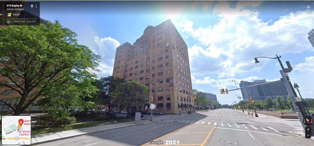Detroit Street View on Twitter "Detroit, Bagley & 1st, c.19302022 (Pt 2). The art deco