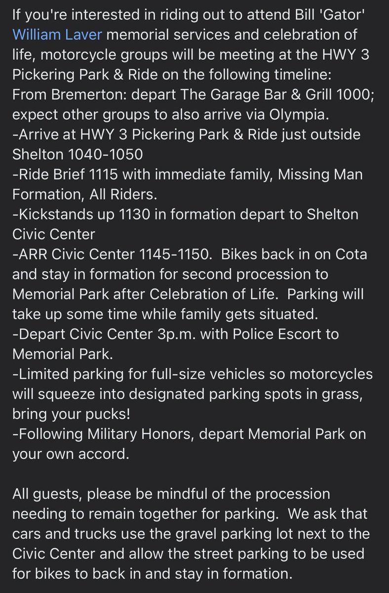 CVMA11_4's tweet photo. Our brother was involved in a horrific accident that ended his life. 

You may have seen it on the news as it was the motorcycle accident with the hit and run on Hwy 16 about 2 weeks ago. 

We invite you all to come out and celebrate his life with us. 

Till Valhalla Brother. https://t.co/KkAH8J87lR
