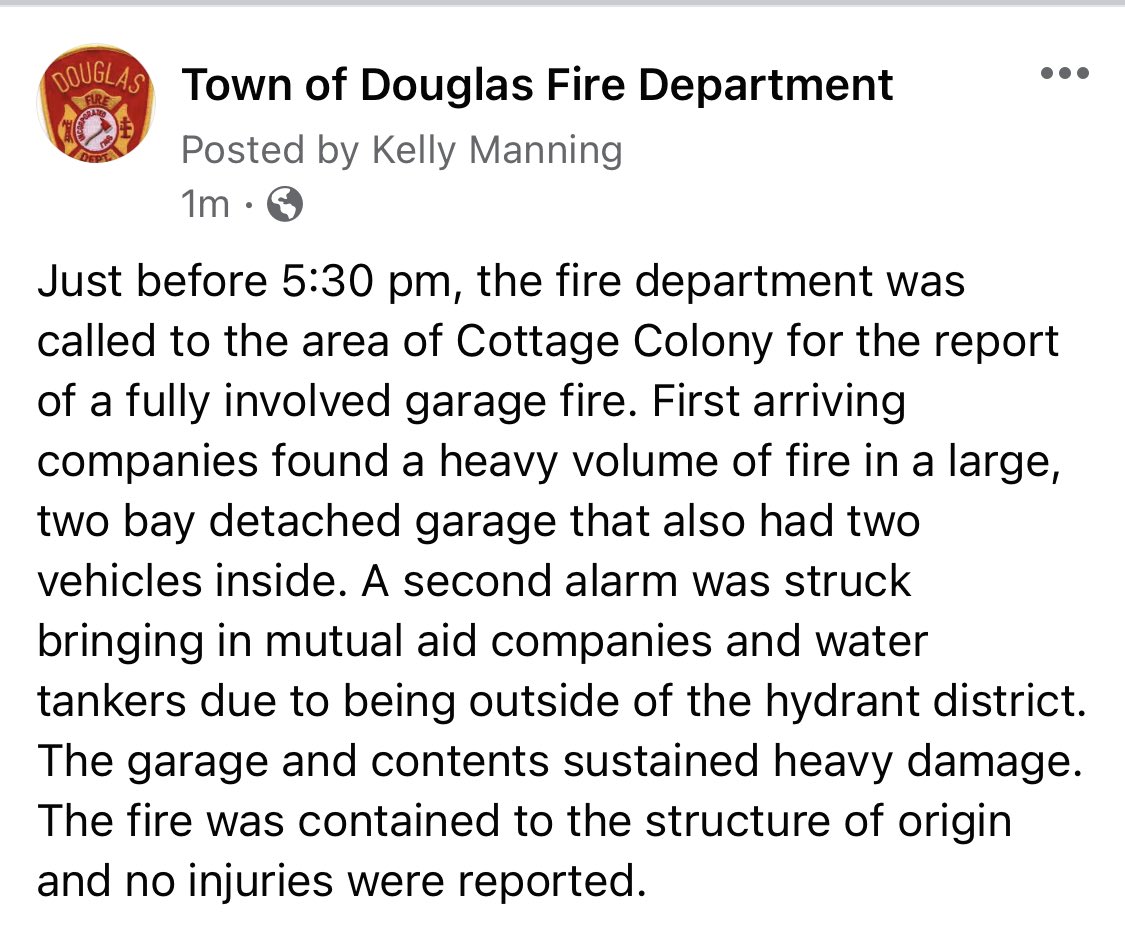 Douglas Fire Dept. tweet media