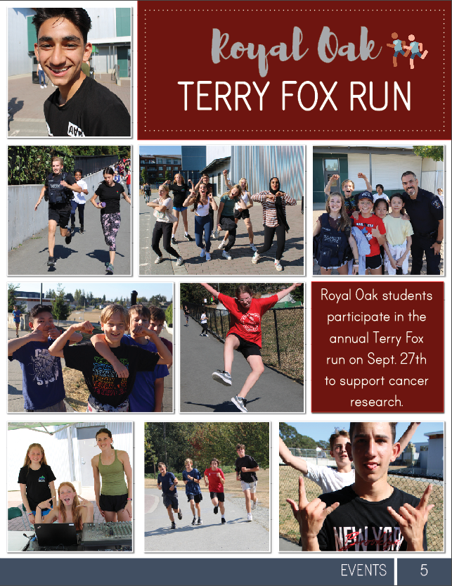 EmmaCottier's tweet photo. We had a little bit of fun today in support of Terry Fox and Cancer Research! The annual run was a huge success!🍁♥ @SD63RoyalOak @kmacewan1 @sarapostle @KyleGoy @Adamsko67 @sd63schools @TerryFoxCanada https://t.co/xToVxqiOsf