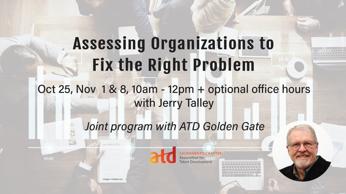ATDSac's tweet image. Fix the right problem! Learn how to use assessment as the stepping stone to a broader consulting engagement, working with the whole organization in a multi-faceted change effort.

Register here: tdsac.org/event-4957578

#organisationaldevelopment #learninganddevelopment #change