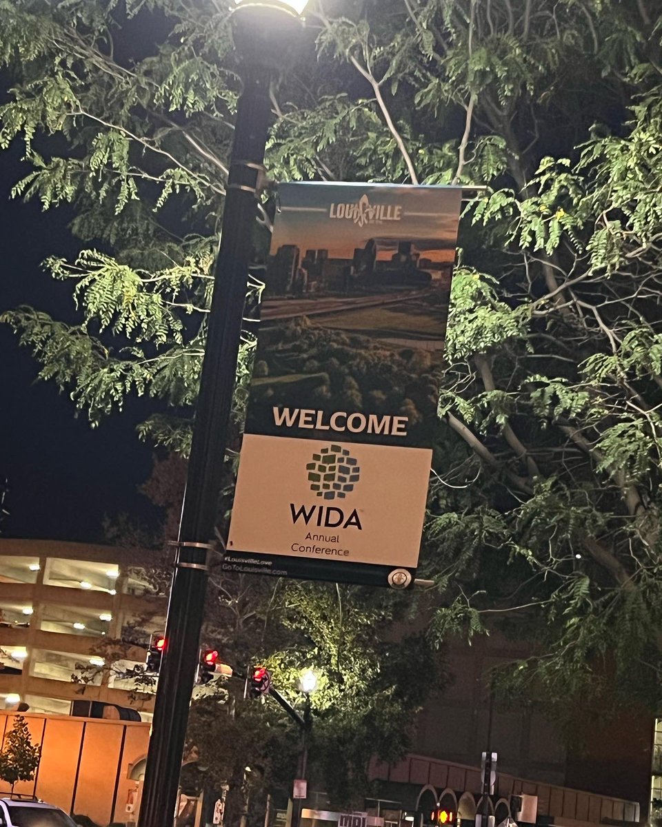 So excited to be here!! #widaconference