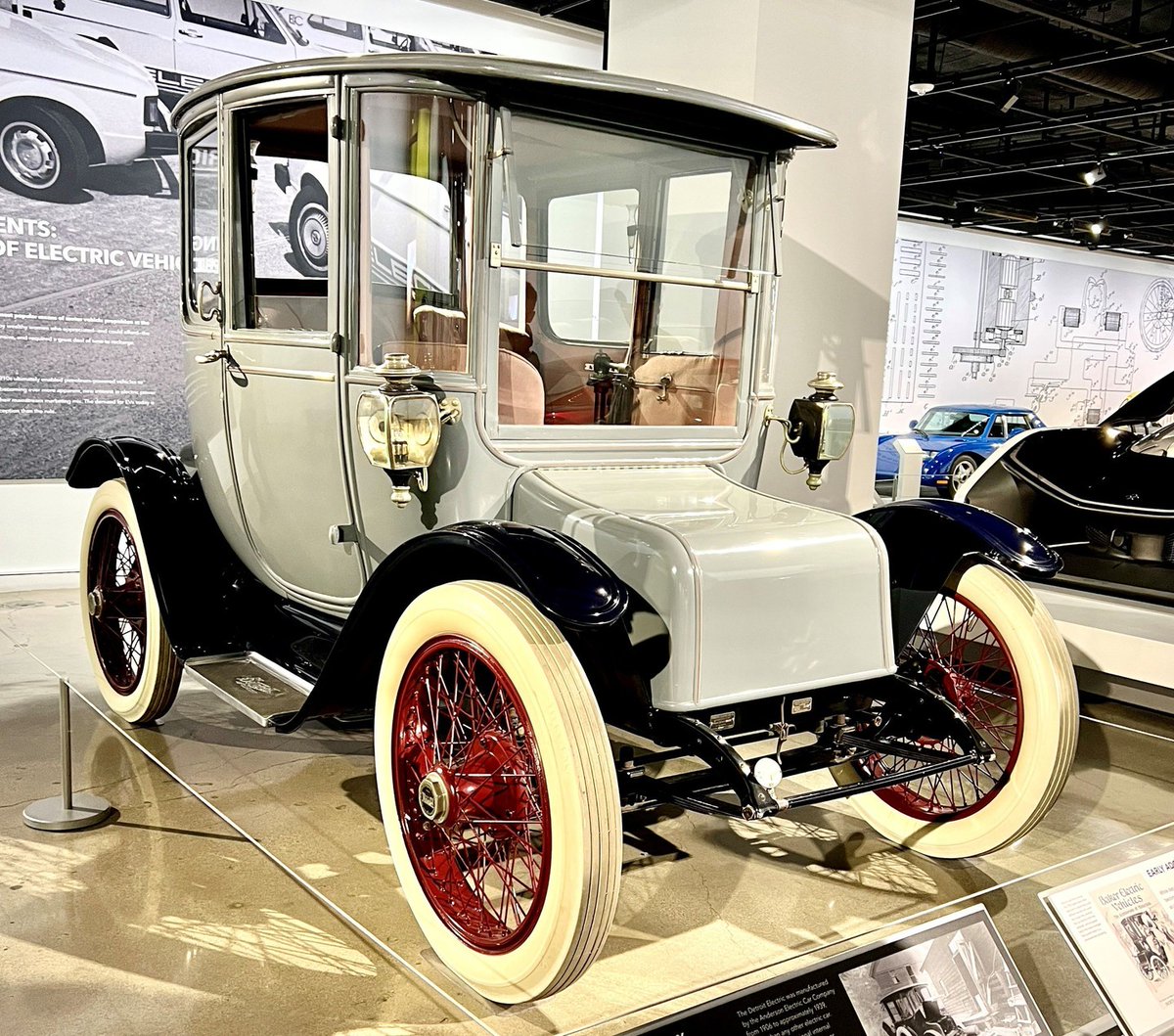 Would you believe us if we told you that this is an electric car, and that it was manufactured in 1915? It's true! Learn more about the early history of EVs right here: asme.org/topics-resourc…