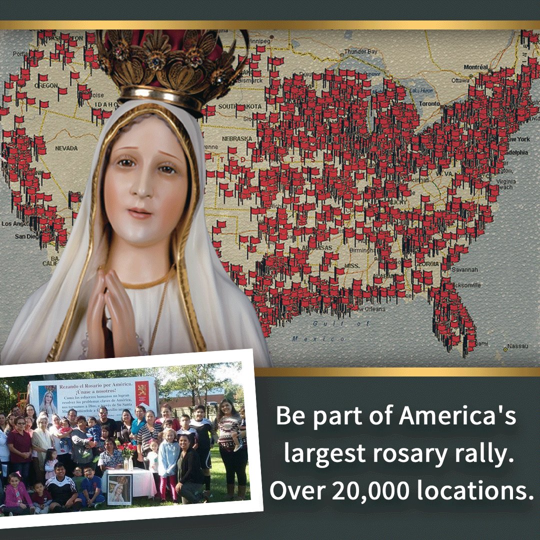 AmericaNFatima's tweet photo. Last Chance!
Sign up to be part of the nations largest Rosary Rally at https://t.co/qapKw1wnLq! https://t.co/hNZY5HVXvE