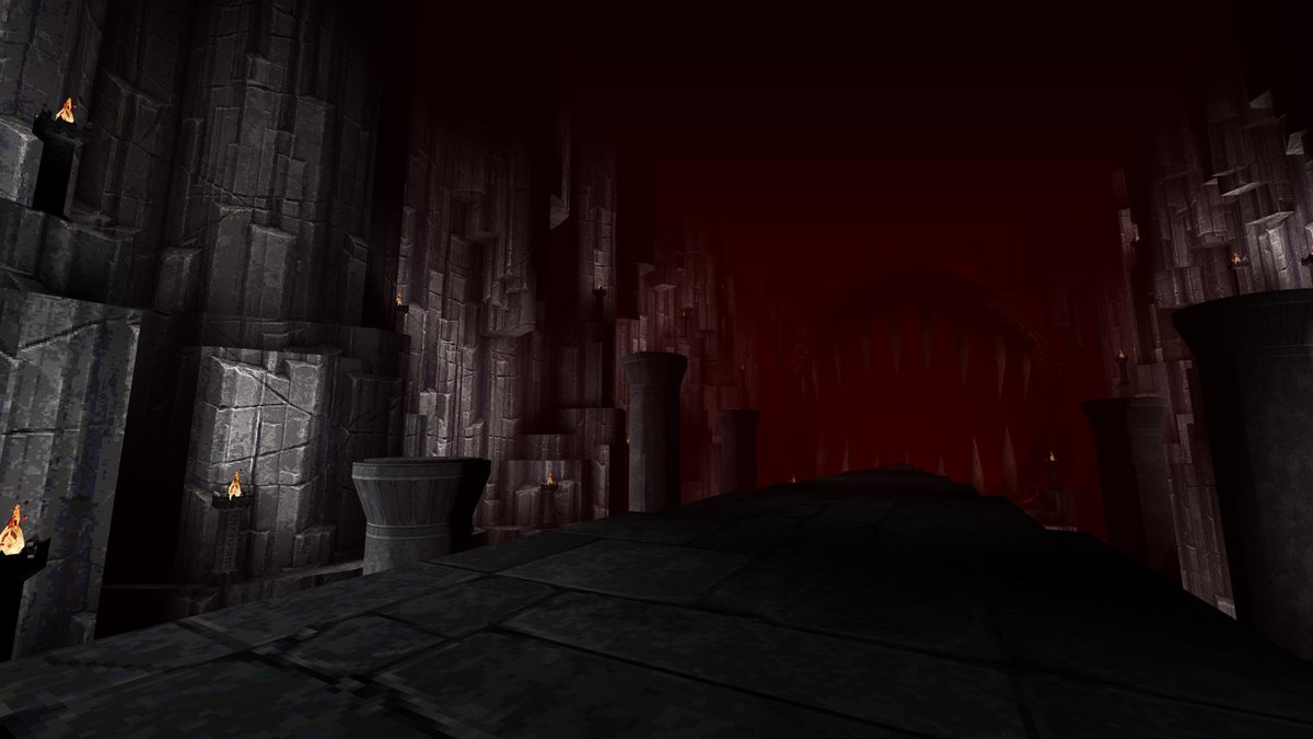 AmelieCLanglois's tweet photo. More screenshots from my meaty Quake map

#Quake #retrogaming #quakeone #retrofps https://t.co/fip8eyRyRW