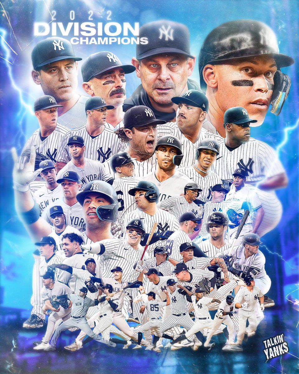 New York Yankees Team Baseball 2022 American League East Division