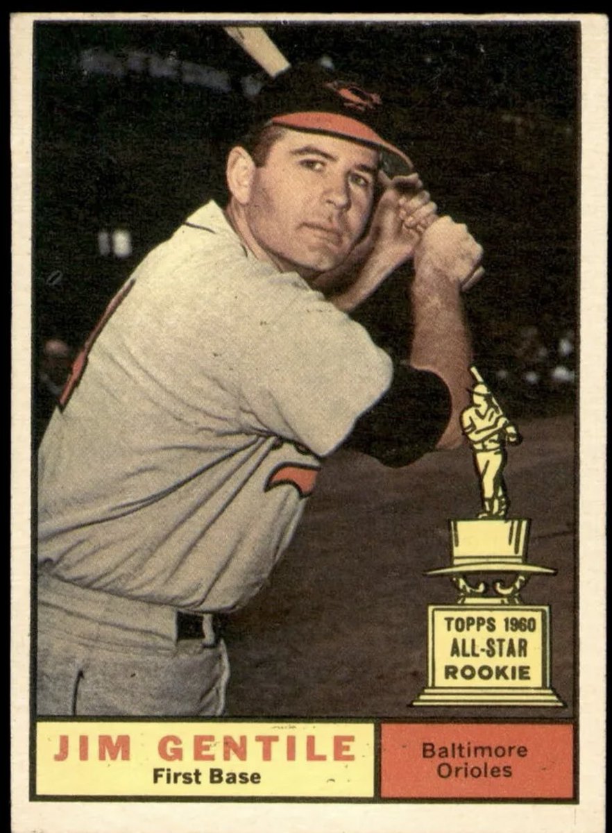 MarkHJent's tweet photo. With Aaron Judge’s chase of Roger Maris’ 61, it’s reminded me that Jim Gentile finished third on the American League HR leaderboard in the summer of 1961 behind Maris and Mantle.

61 Maris
54 Mantle
46 Gentile

It was fun to hear him talk about it 60 yrs later. #ChasingBrooklyn https://t.co/QMWig31M9c