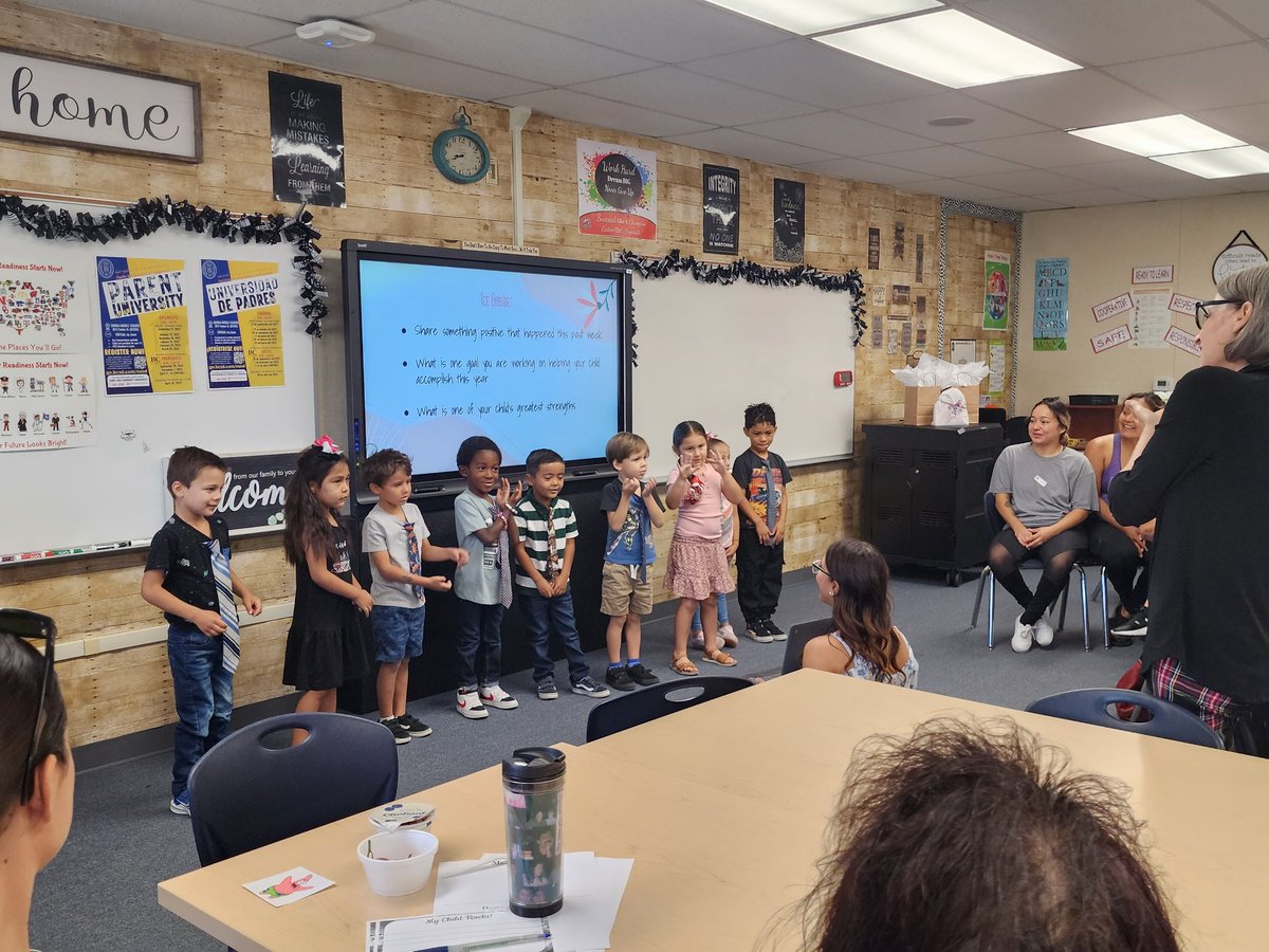 Franklin's Parent Cafe today!!!! Thank you Mrs. McCoy's Class for performing.