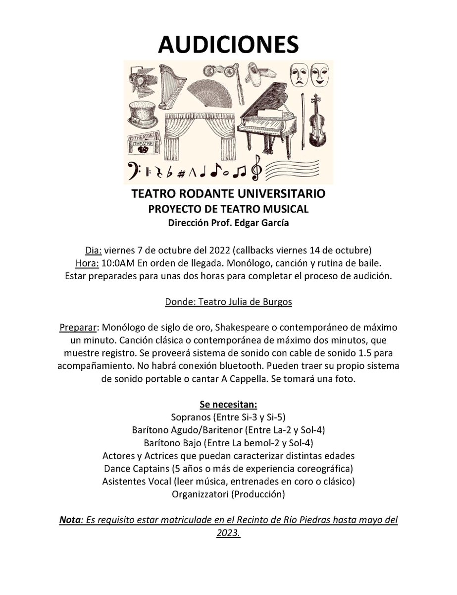 Departamento de Drama UPRRP (@dramauprrp) on Twitter photo 