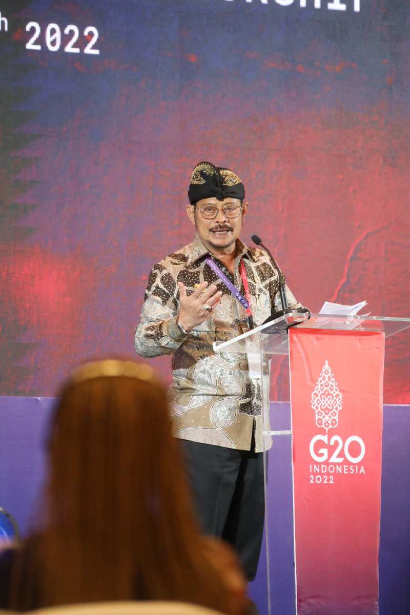 PusdiktanRI's tweet photo. Global Forum AMM G20, Mentan SYL Ajak Dunia Implementasikan Pertanian Digital https://t.co/gGdMIJjYXs