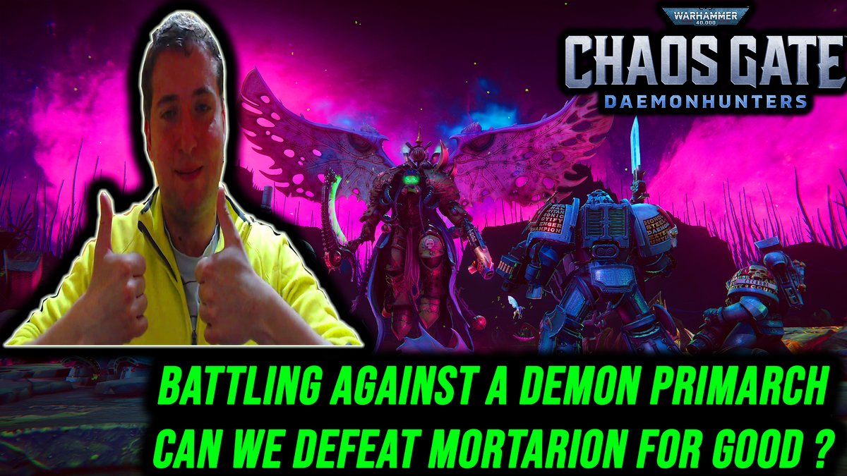BroskyMighty's tweet photo. Final Boss Fight Mortation With Setup And Gear Showcase | Warhammer 40k ... https://t.co/8JRXbfVS2x via @YouTube 

This is without a doubt the longest boss fight in the entire game.

#warhammer40k #MightyBrosky #chaosgatedaemonhuntersfinalboss #chaosgatedaemonhuntershighlight https://t.co/X0YCznebYG