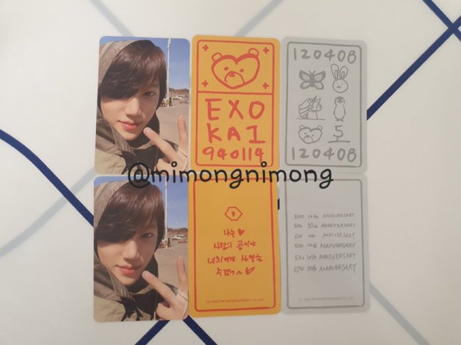 shopshopnumber1's tweet photo. พร้อมส่ง
EXO 10th Anniversary MD 🪐
Lucky Card Set ไม่แกะซีล จงอิน/ไค ราคา500 บาท
Acrylic Stand & AR Voice Card Set ดีโอ 1020 บาท
สนใจสั่งทางDMค่า
#ตลาดนัดอซ #ตลาดนัดEXO #EXO10thannivesary #10YearsWithEXO #Kai
#SMTOWNLIVE2022_SUWON https://t.co/PKcjiQ4H53