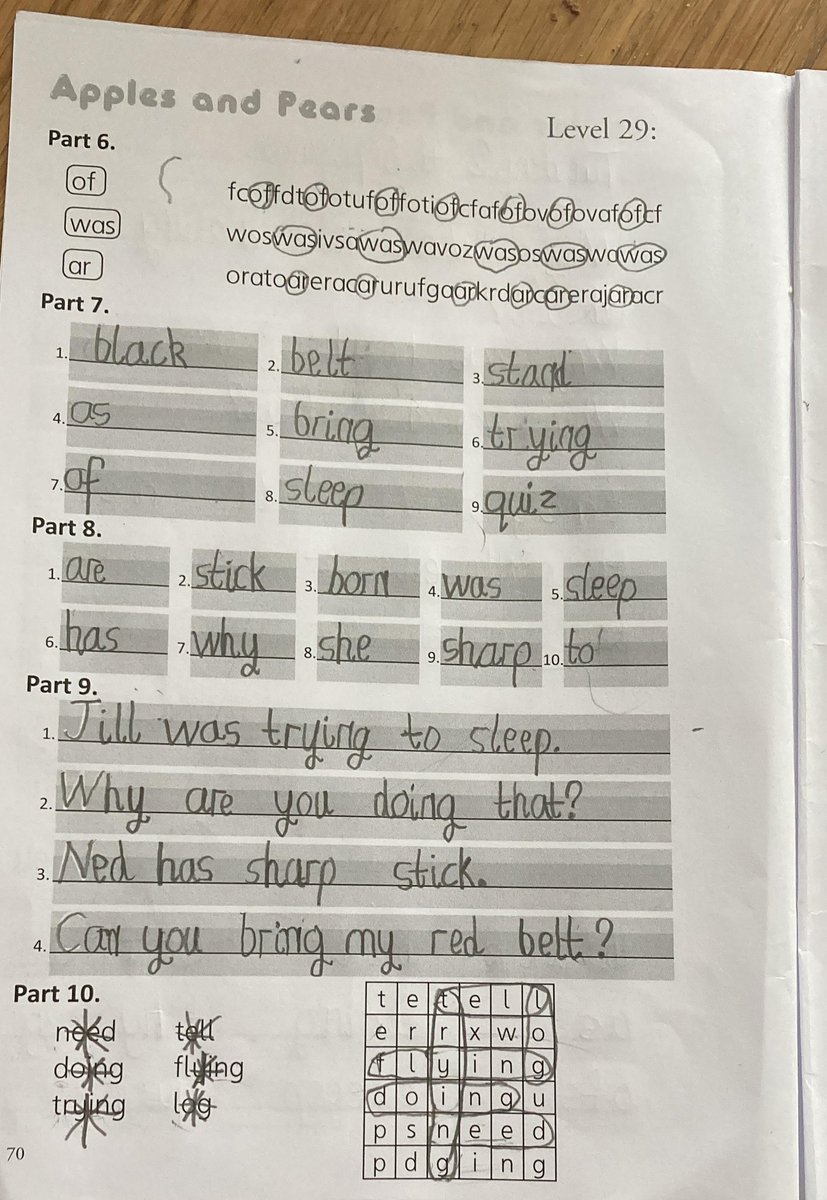 MckenzieSoundF1's tweet photo. Lovely feedback from a London parent:
"We've been using Apples &amp; Pears for my home-educated 6-year-old daughters and they have made amazing progress with writing and spelling. Here are pictures of the improvement over 6 months (not including holidays!)"
Thank you
Żaklina, Enfield https://t.co/yd2NbNuuTP