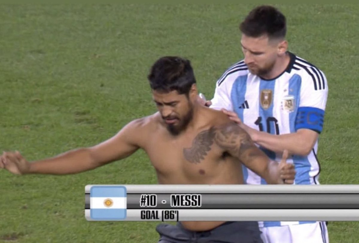 GiaanTroglio's tweet image. Un partido normal en la vida de Lionel Messi ⚡️