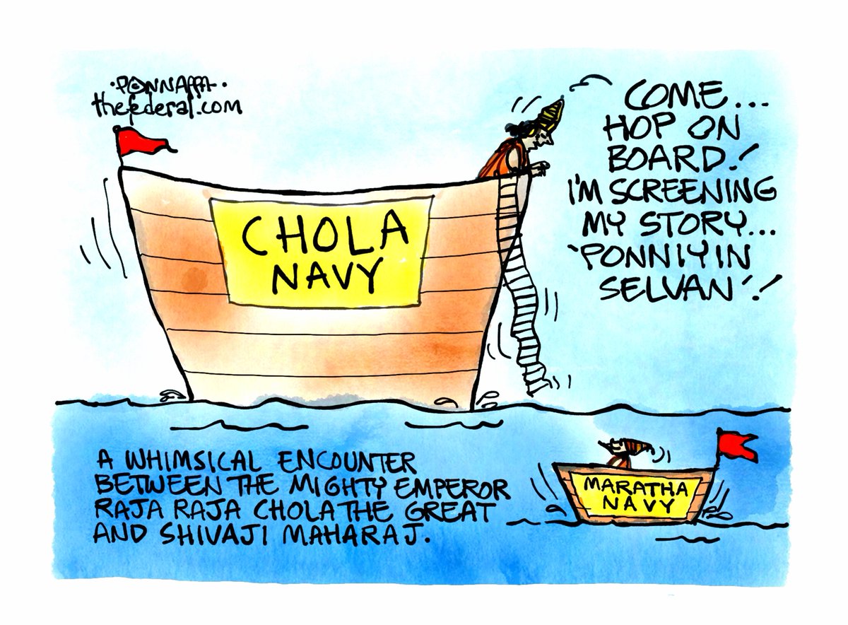 PonnappaCartoon's tweet photo. #RajaRajaCholan #CholaDynasty #cholanavy #PonniyinSelvan #PonniyinSelvan https://t.co/23Nuo048k4