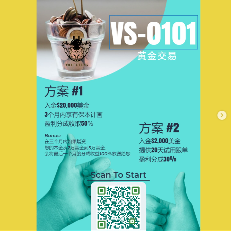 mollymori9988's tweet photo. This offer will expire before September 30.
For more details, pls contact #WPATMolly
此优惠活动将于9月30日前截止,最後兩天倒數計時,想參加請從速!!!
請私訊 #WPATMolly藍藍
#WPAT #autocopytrading VS-0101 #Gold Strategy
#自动跟单 #黄金 #VS0101 https://t.co/xWk17Ni3iL