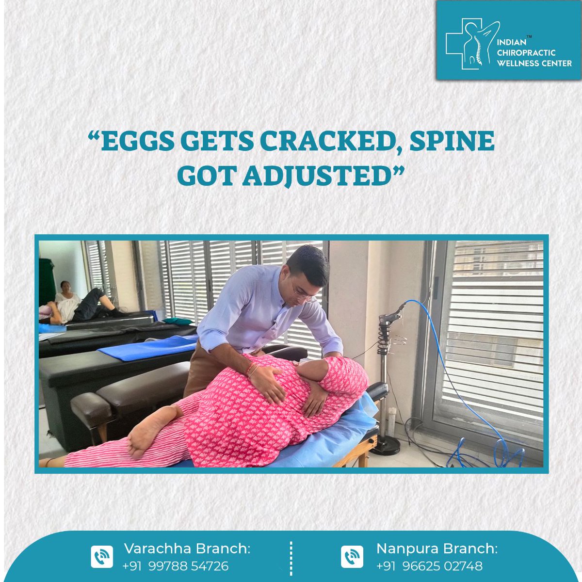 indian_chiro's tweet image. ‌You can book an appointment here, 
 
INDIAN CHIROPRACTIC WELLNESS CENTER-SURAT
 
VARACHHA BRANCH - 9978854726
NANPURA BRANCH - 9662502748

#spinecracker #spinealignment #bonesetting #bonesetter