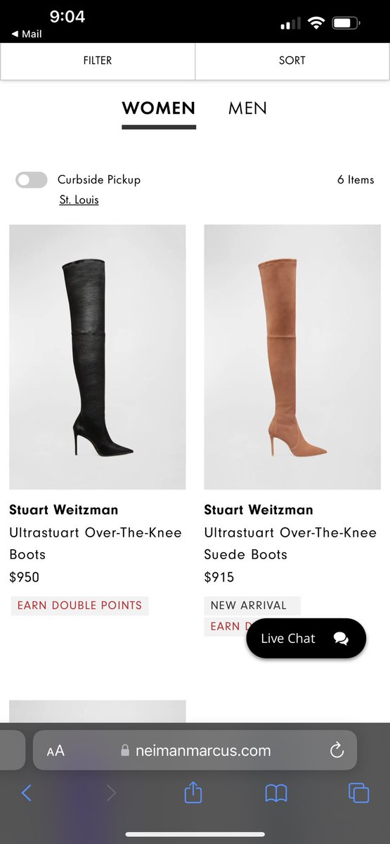 So <a href="/StuartWeitzman/">Stuart Weitzman</a> and <a href="/neimanmarcus/">Neiman Marcus</a> is scamming! We purchased these boots on <a href="/neimanmarcus/">Neiman Marcus</a>! All of our orders have been cancelled, though they still have the same boot on the website with a new item# and a new price! Is that how you’re treating your customers?  #honortheprice !