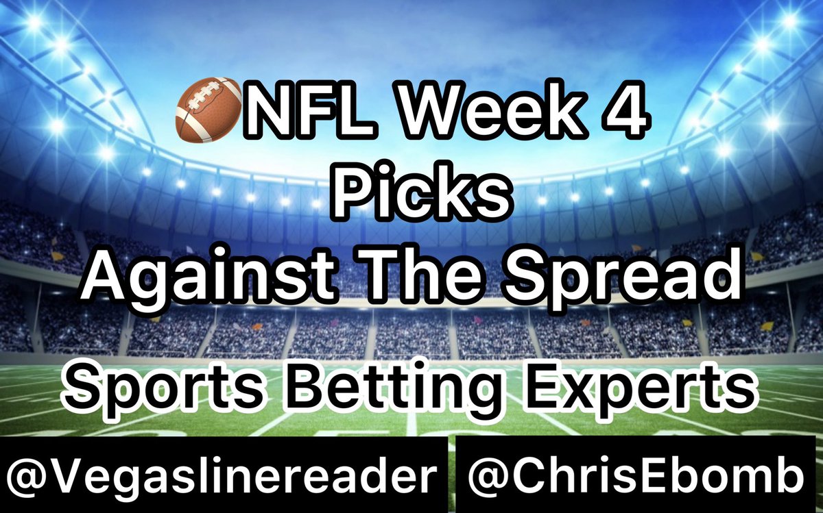 TackleTheBoard's tweet photo. 🏈NFL Week 4 Predictions Against The Spread for Every Game with @VegasLineReader &amp; @ChrisEbomb 

#Sportsbetting #GamblingTwitter #NFLTwitter  #Freepicks 

Watch Now⬇️
https://t.co/L9MQg6VtW7 https://t.co/2Iiamt9Q4v