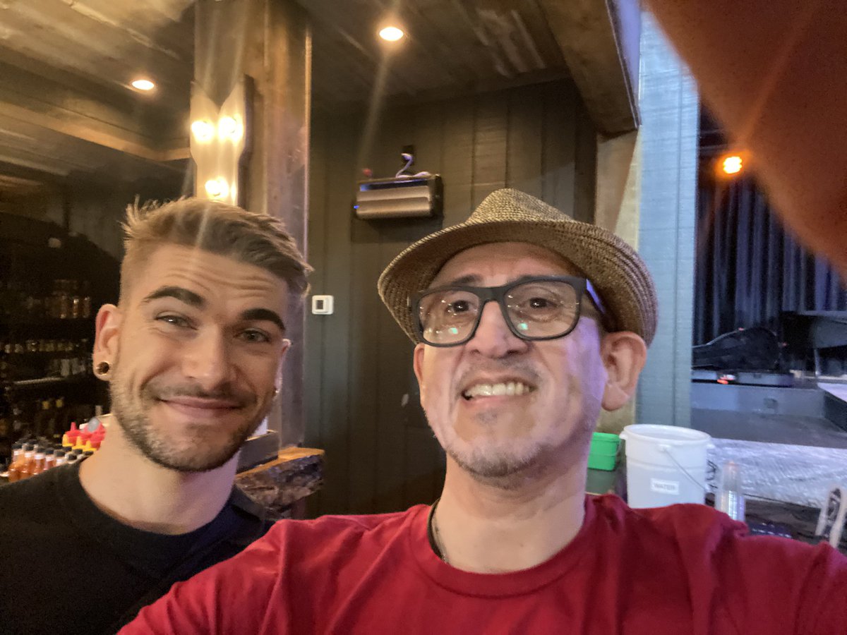 Look who I ran into…good guy..
Can you guess who it is?