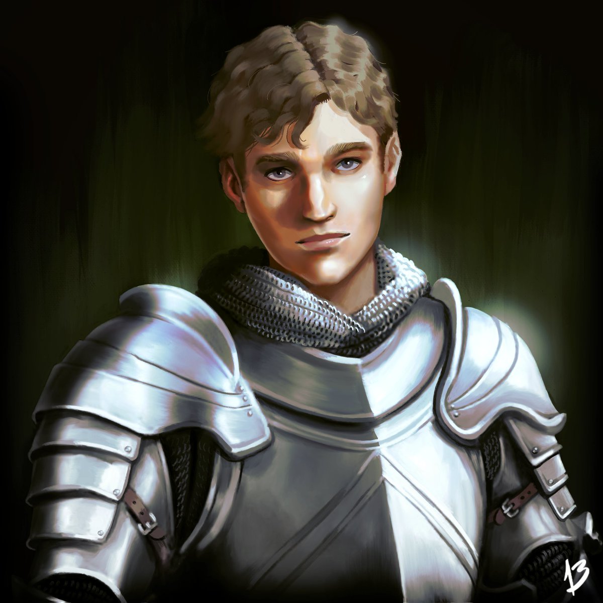 Another generic knight for Sirptember, hopefully tomorrow I'll get back to fanarts

#study #daily #digitalart #sketchbook #digitalpainting #portrait #painting #sketch #doodle #artistsontwitter  #vacaroxa #SIRptember