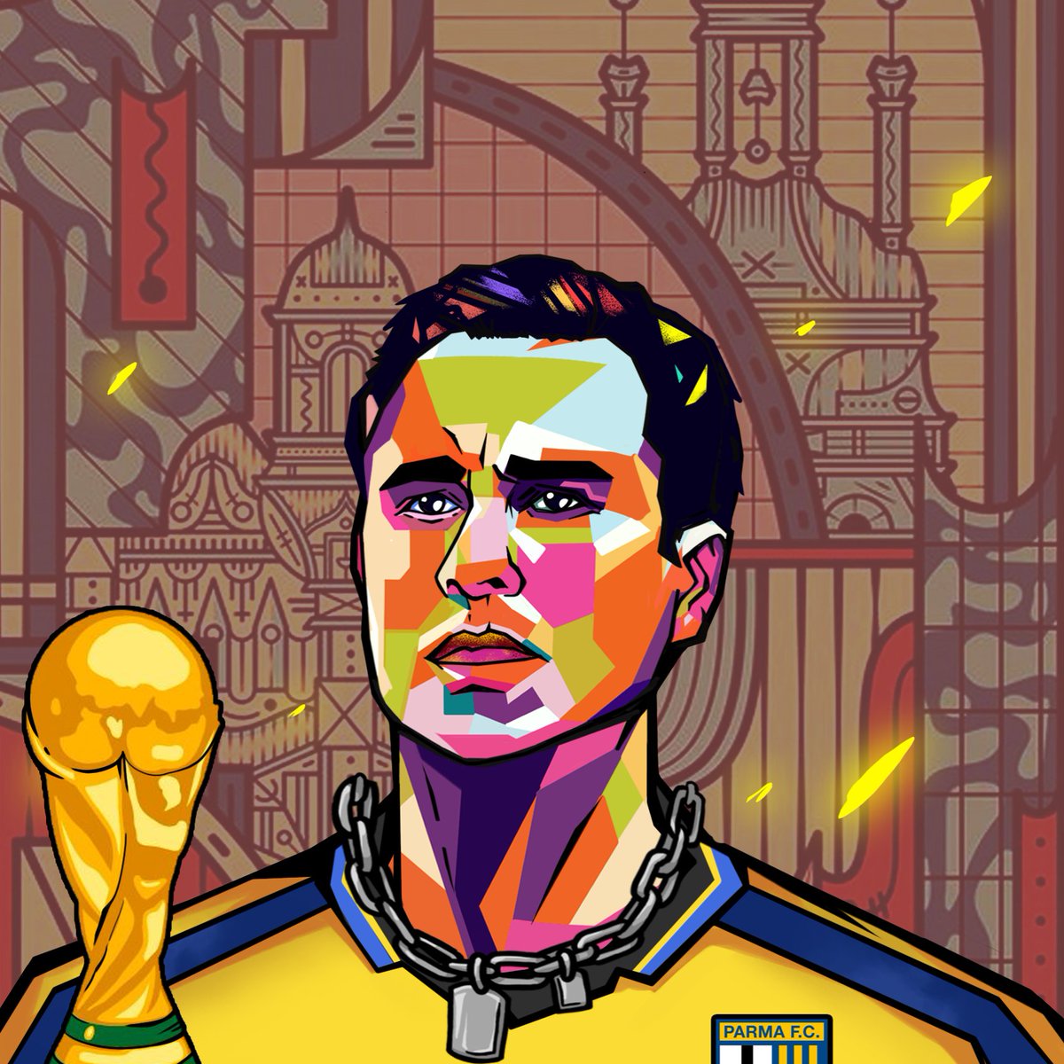OpenGateLab's tweet photo. 🌟 Fabio Cannavaro🌟

🇮🇹 136 caps and 2 goals for Italy
🏆World Cup champion 2006
🥇U21 Euro's champion 1994 &amp; 1996
✨ Italian Football Player 
#FIFAWorldCup  ⚽️ FIFA WORLD PLAYER

#NFTs #NFTCommunity #NFTGiveaways #NFTGiveaway https://t.co/Mvtn5f7UGY
