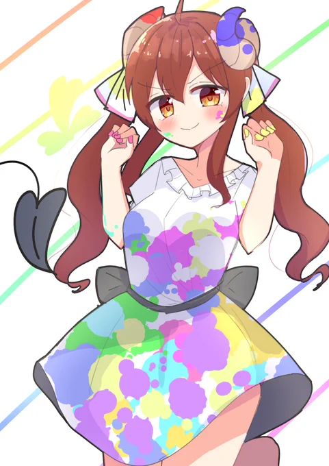 ツインテシャミ子～ #まちカドまぞく