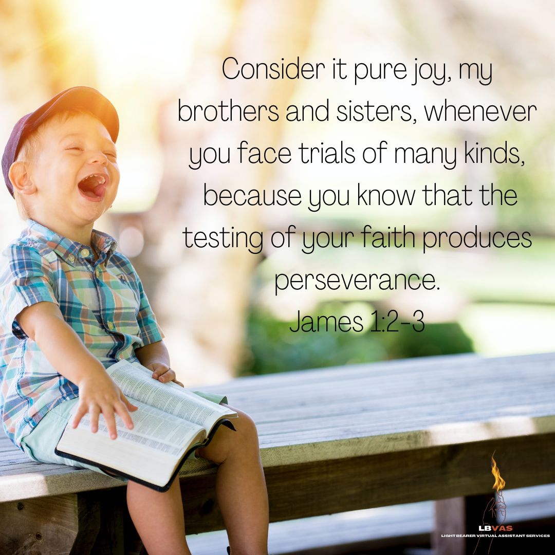 LBVAS8's tweet photo. Consider it pure joy. because perseverance is produced when faith is tested.☺

 #Consideritpurejoy #perseveranceintesting #facingmanytrials #faithisproduce #winningthroughharship #answeredintesting #calledforthetest #joyinaffliction #hopeintrouble #growthintrials https://t.co/KMTwVQowZv