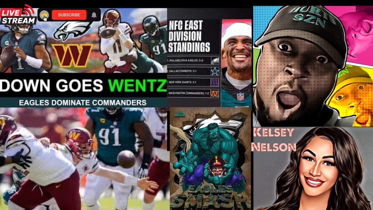 Wednesday at 4 PM ET I’m excited to join @BIRDGANG31_P to discuss what went wrong for the @Commanders at home in Sunday’s loss to the @Eagles & what went right for Philly as we discuss the NFC East. #NFL #HTTC #FlyEaglesFly #PHIvsWAS Tap in live 🔽 Watch: m.youtube.com/watch?v=MwTIqL…
