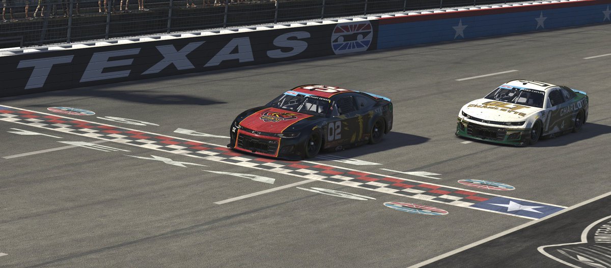 Collegiate iRacing League (@collegeiracing) on Twitter photo It was THAT close! @zachary_dewael puts <a href="/SaintsGamingCA/">St. Clair Saints</a> in victory lane after holding off Jared Caylor in the closing laps
Finishing Order:
1. <a href="/SaintsGamingCA/">St. Clair Saints</a> (@zachary_dewael )
2. UNC_Charlotte (Jared Caylor)
3. <a href="/Orange_Wheels/">Orange Wheel Racing</a> (Andrew Williams) It was THAT close! @zachary_dewael puts <a href="/SaintsGamingCA/">St. Clair Saints</a> in victory lane after holding off Jared Caylor in the closing laps
Finishing Order:
1. <a href="/SaintsGamingCA/">St. Clair Saints</a> (@zachary_dewael )
2. UNC_Charlotte (Jared Caylor)
3. <a href="/Orange_Wheels/">Orange Wheel Racing</a> (Andrew Williams)