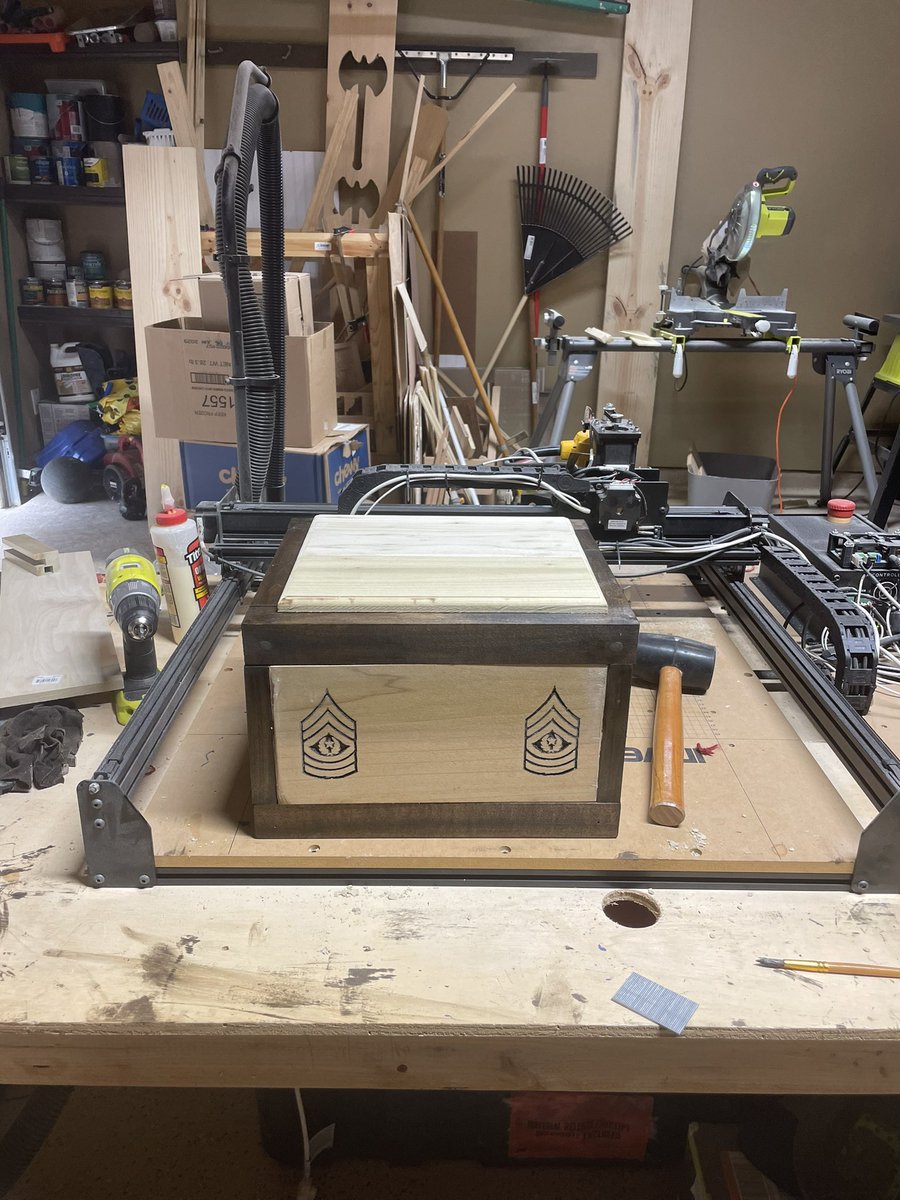 CSMGColon's tweet image. When ever I need a place to think, I walk into my garage and I build stuff. I really enjoy making sure my Soldiers leave the unit with something special.