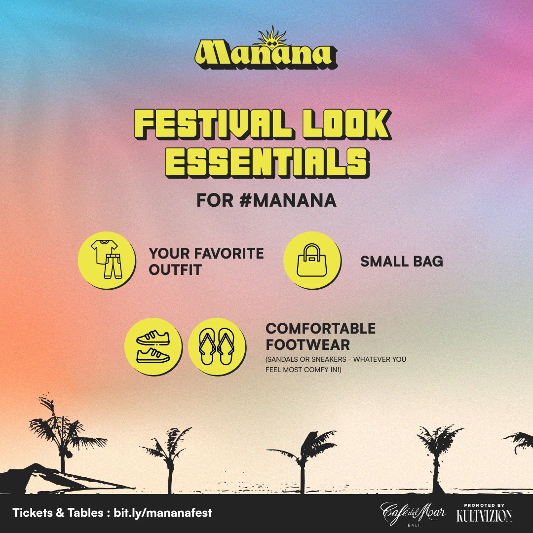 Get your festival fit ready 💃 Make sure you’re still comfortable to dance around in it, though!

Tickets &amp; RSVP : bit.ly/mananafest

#MananaBali2022