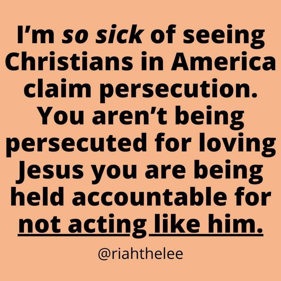 jilevin's tweet photo. Are you an evangelical Christian who feels persecuted? https://t.co/8x8QTQdHPB